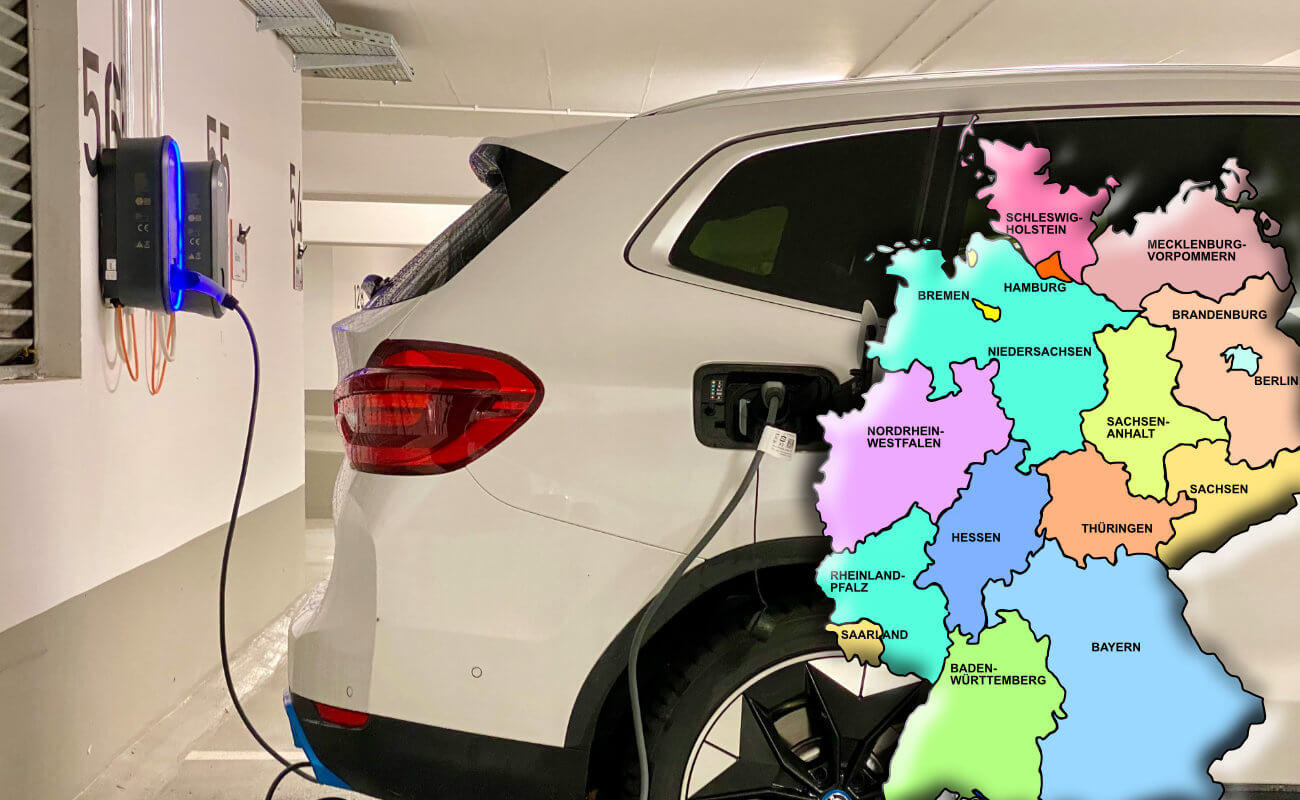 Bundesländer Elektroautos Zulassungen 1. HJ 2025